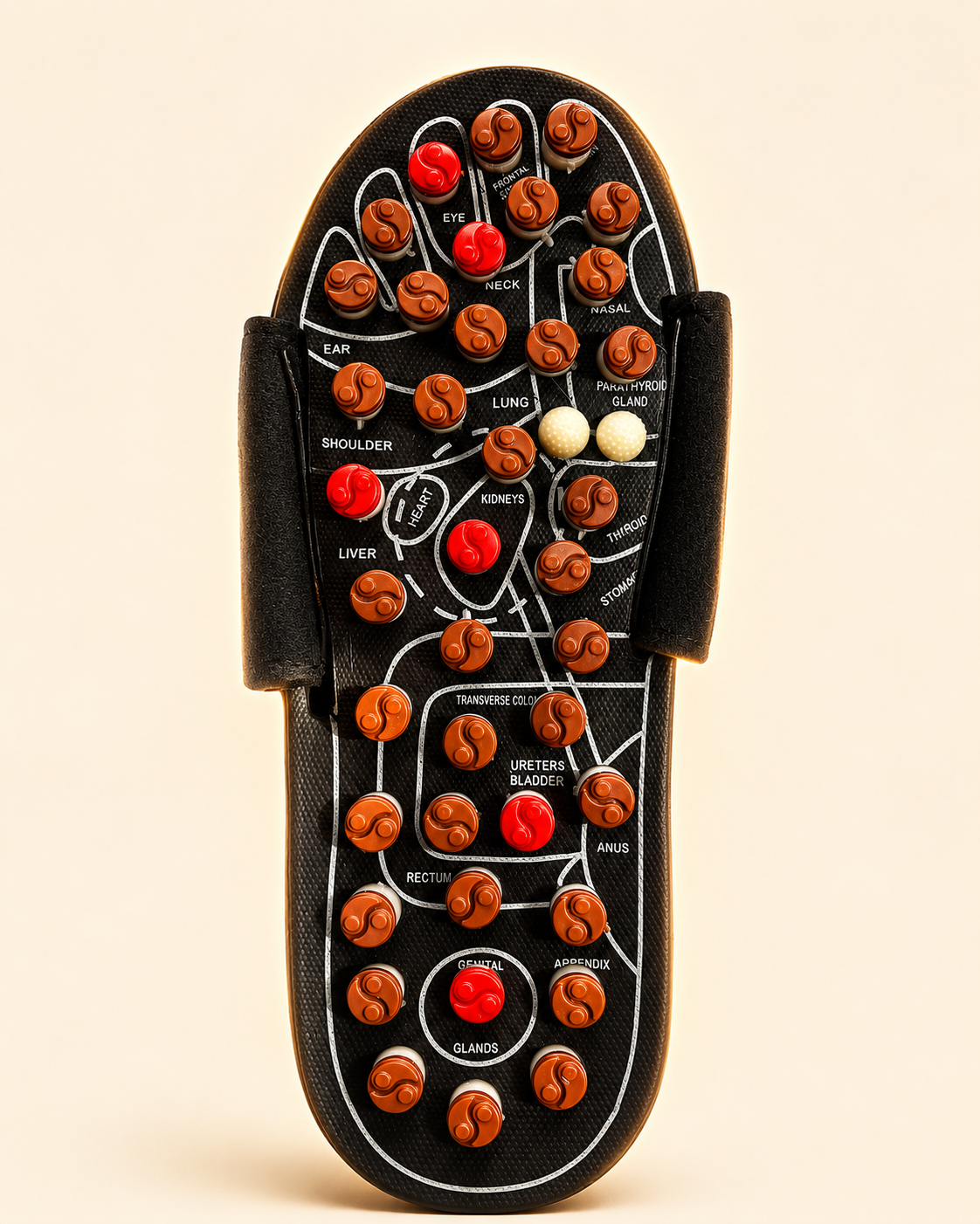 Kaivor Acupoint Massage Slippers — Rotating Reflexology Relief